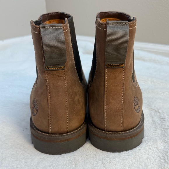 Timberland Men’s Larchmont Brown Mid Chelsea Slip-on Boot - Sz 12 - Picture 5 of 13